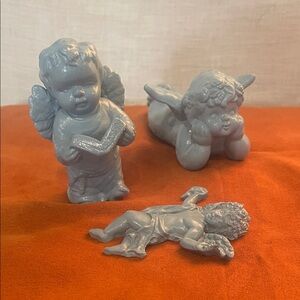 Blue Angel Figurine Set of 3